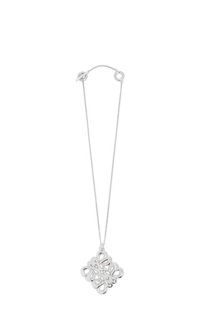 LOEWE Large pendant necklace in sterling silver Silver plp_rd
