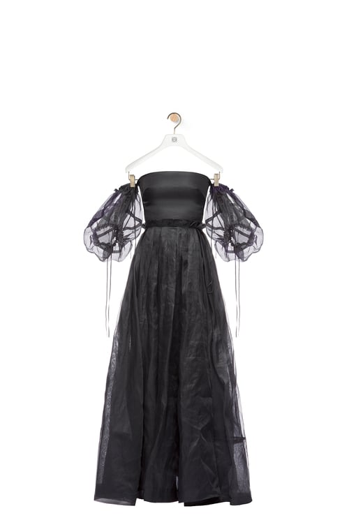 LOEWE OFF SHOULDER BALL GOWN Black