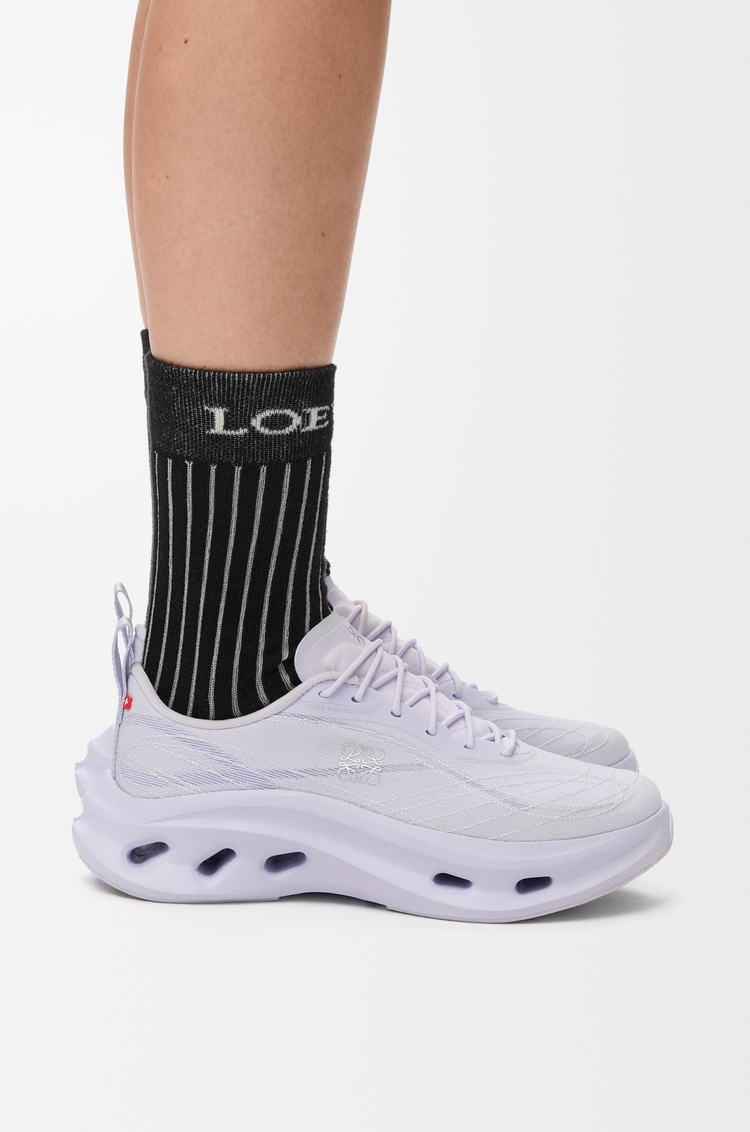 LOEWE Socks in cotton blend Black