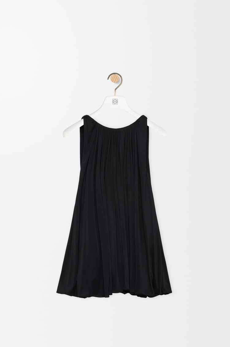 LOEWE Halter top in viscose Black