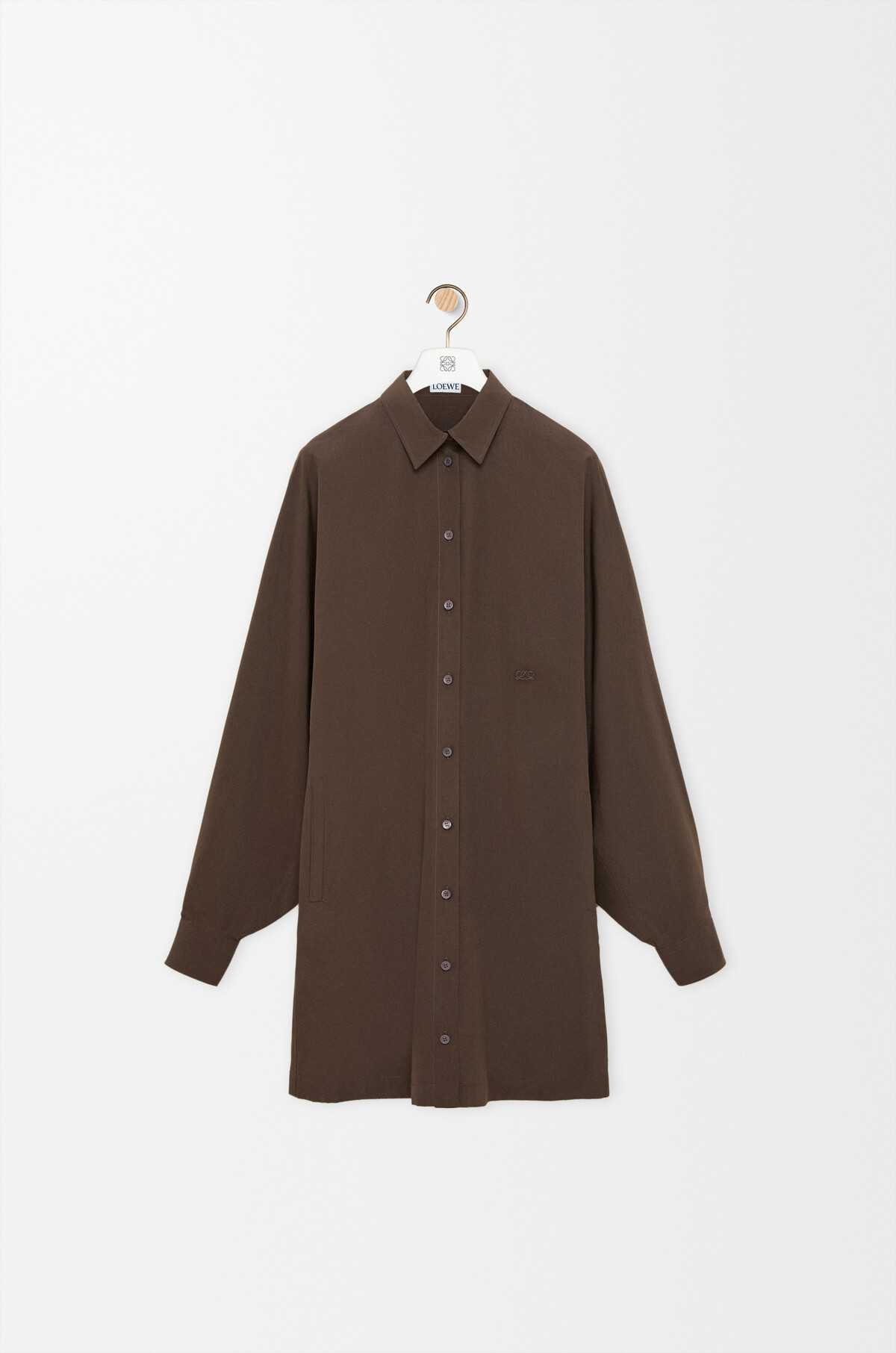 loewe shirt dress Shirt dress in cotton Blue