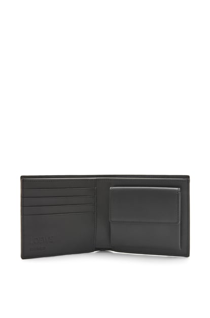 LOEWE Puzzle bifold coin wallet in classic calfskin Black plp_rd