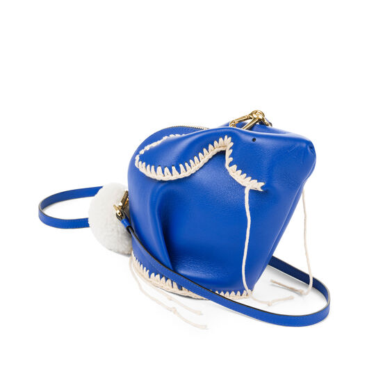 LOEWE バニーマクラメミニバッグ Electric Blue/White LOEWE バニーマクラメミニバッグ Electric Blue/White all