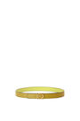 LOEWE Cinturón en piel de ternera lisa con anagrama Ocre/Amarillo Brillante/Oro pdp_rd