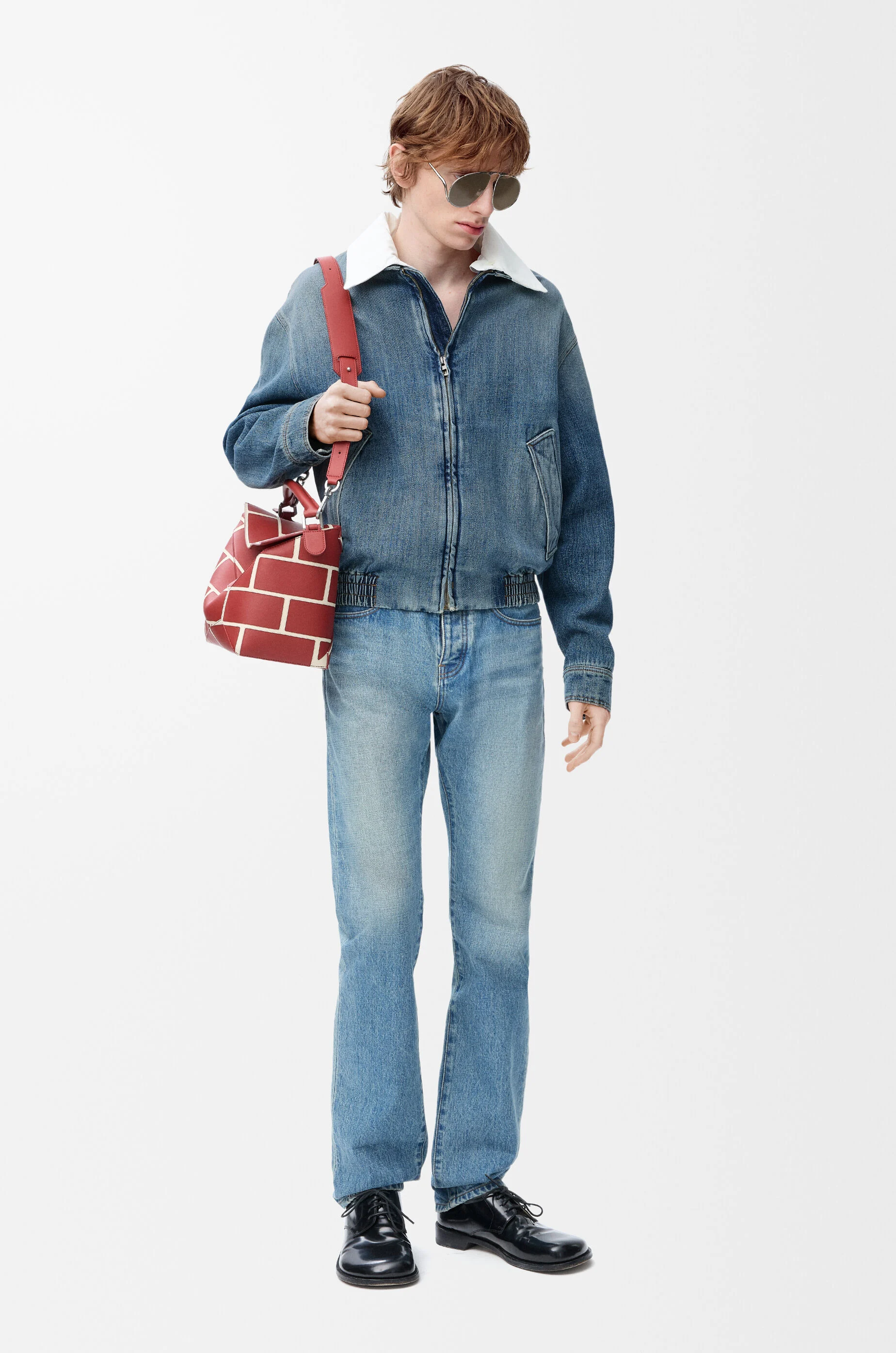 ロエベジップアップコート 即日 国内発送【LOEWE】ロエベ ジップ シアリング ジャケット