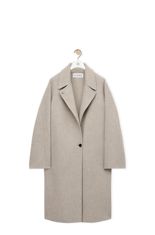 XXS】2020/Pre-Aw Loewe エコシアリングカラーコート より難しい