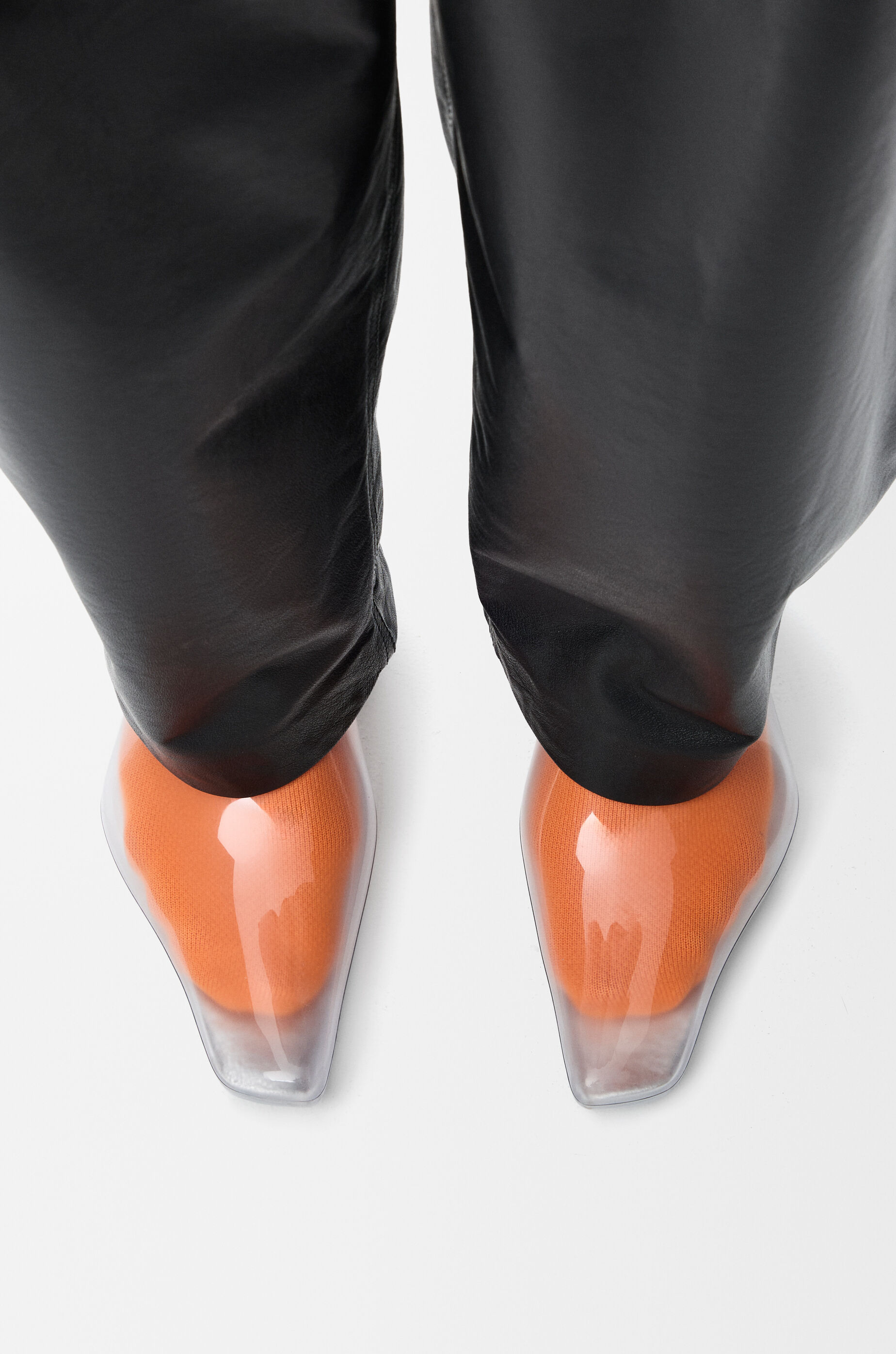 Emily aqua bootie in PVC Transparent - LOEWE