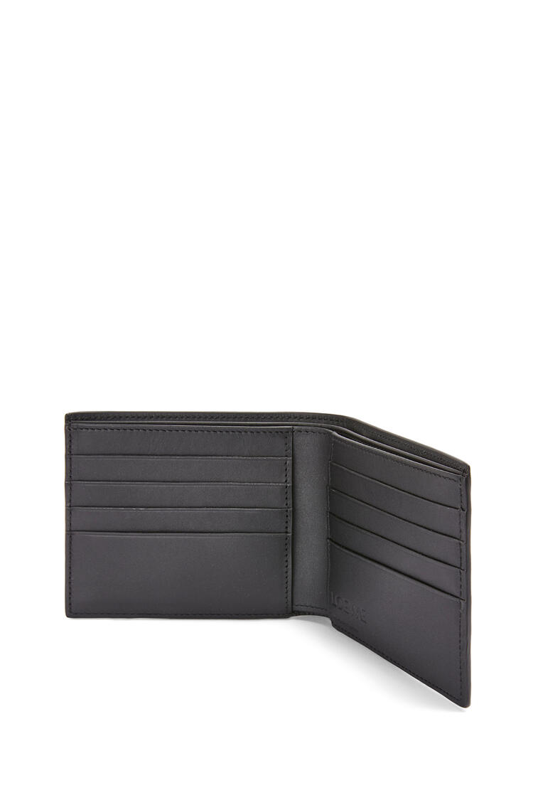 LOEWE Signature bifold wallet in calfskin Anthracite/Black pdp_rd