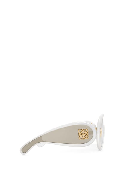 LOEWE Wave Mask sunglasses in nylon  White Holographic plp_rd