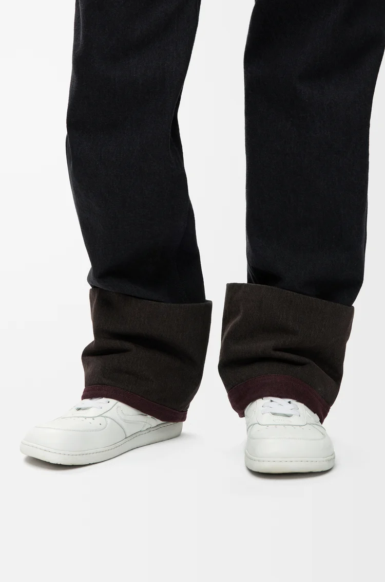 LOEWE Jambo sneaker in soft grained calfskin White