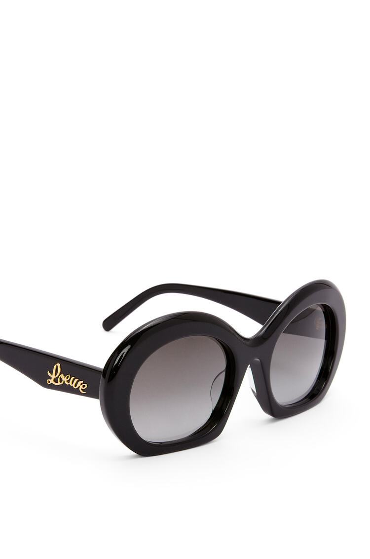 LOEWE Half moon sunglasses in  acetate Shiny Black