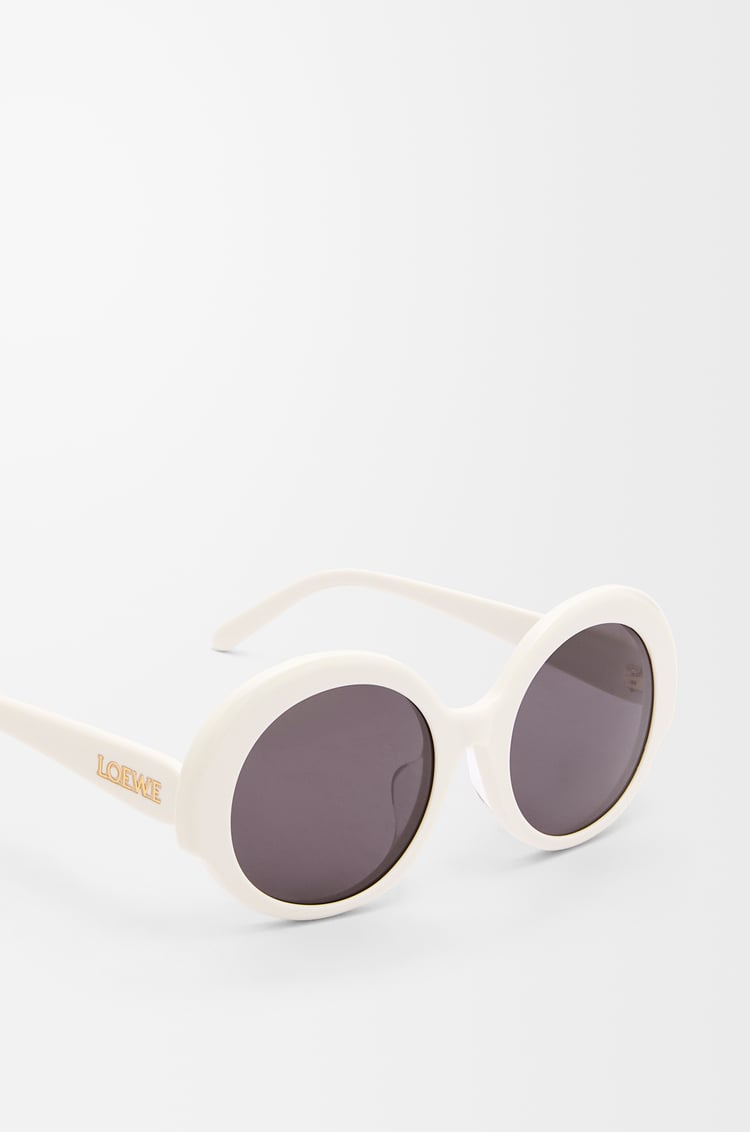 LOEWE Round Slim sunglasses White/Ivory