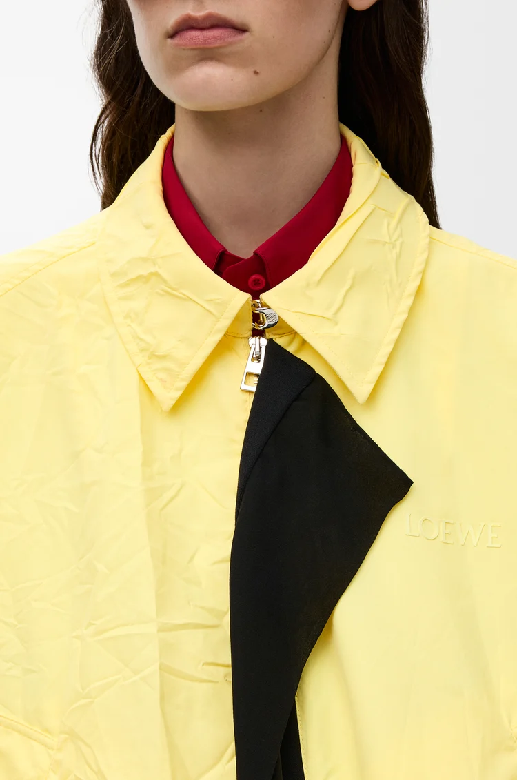LOEWE Chaqueta en tejido técnico Amarillo Claro