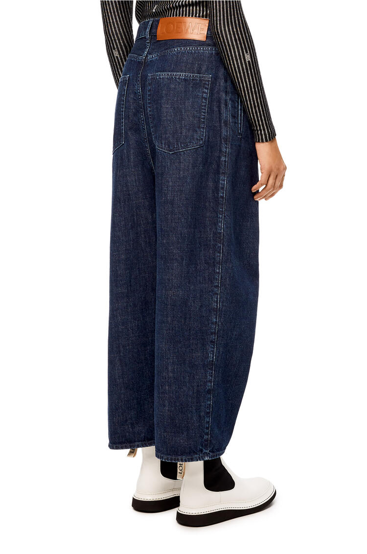 LOEWE Oversize pleated jeans in denim Blue Denim pdp_rd