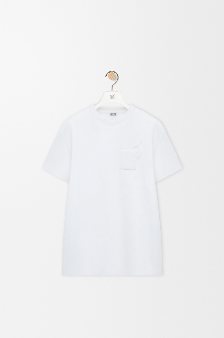 LOEWE T-shirt décontracté en coton Blanc