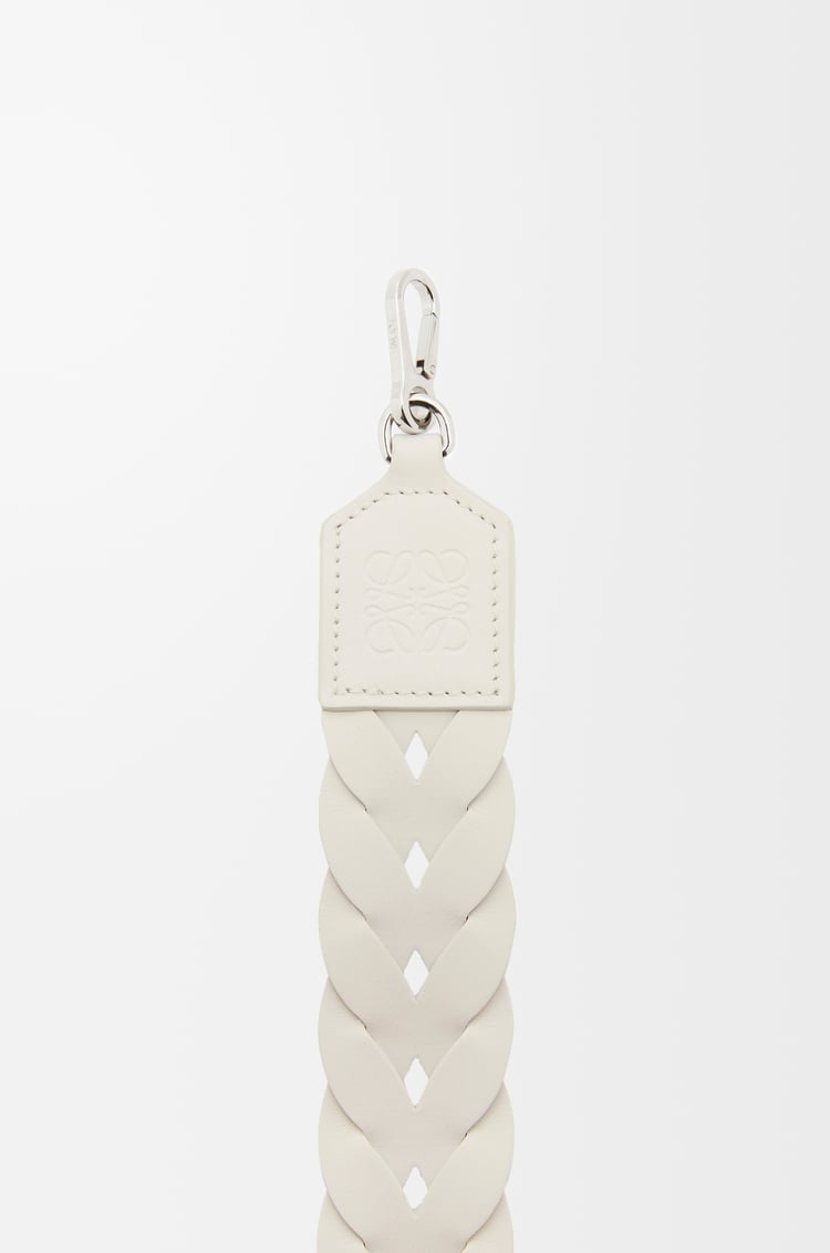 LOEWE Interlace strap in classic calfskin Sea Salt