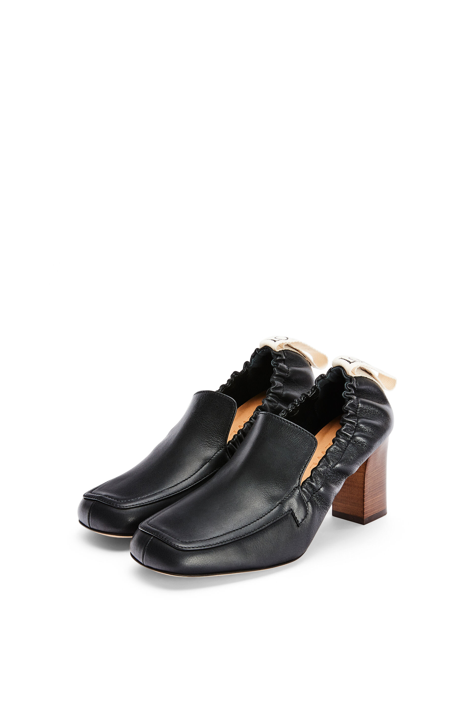 Elasticated loafer 70 in calf Black LOEWE