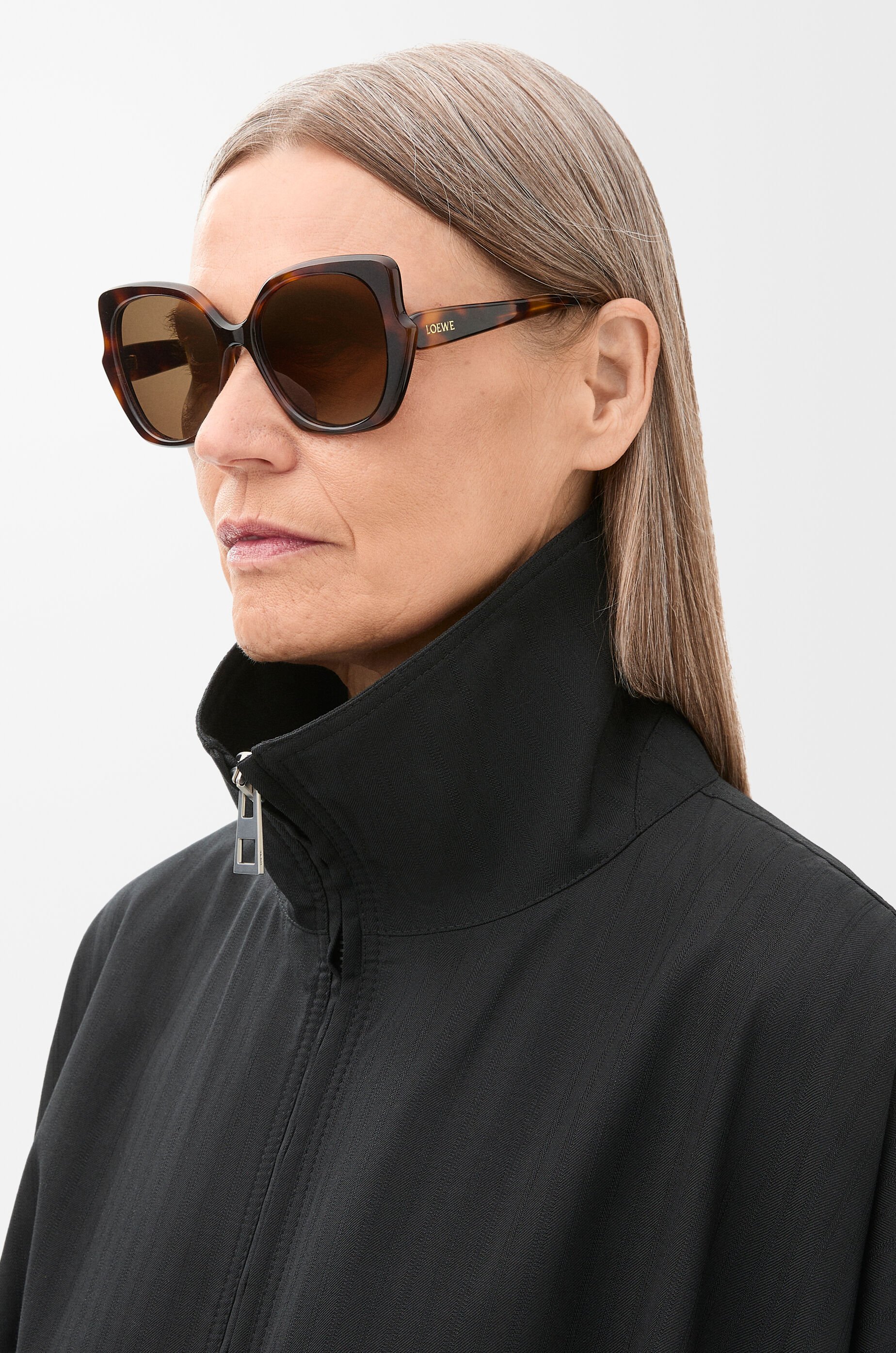 古典 Fantasy LOEWE - Brown sunglasses Slim 小物