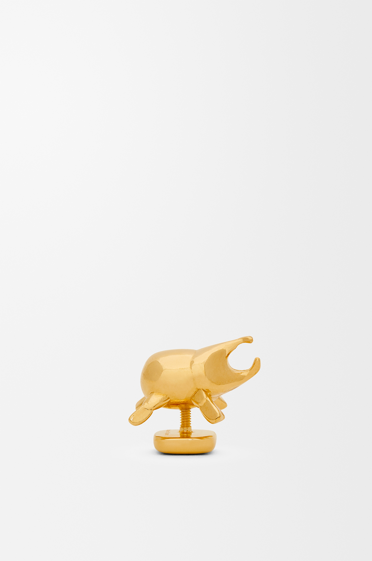 LOEWE Pin Beetle en latón Dorado
