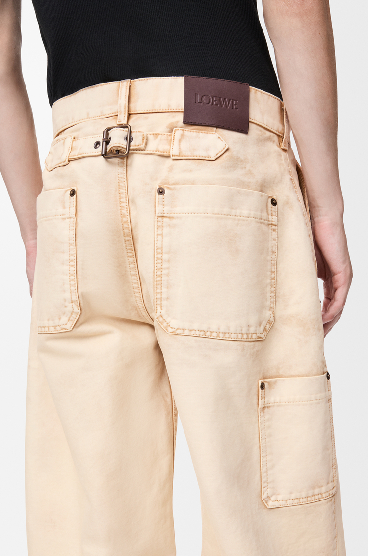 LOEWE Pantalón en algodón Beige