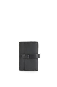 LOEWE Small vertical wallet in soft grained calfskin Black pdp_rd