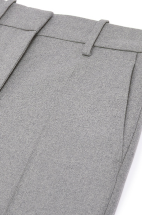 LOEWE Tailored trousers in wool Grey