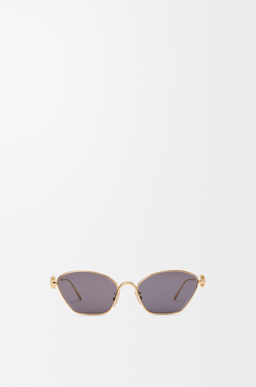 LOEWE Anagram Bombé Hexagon sunglasses Smoke Moka