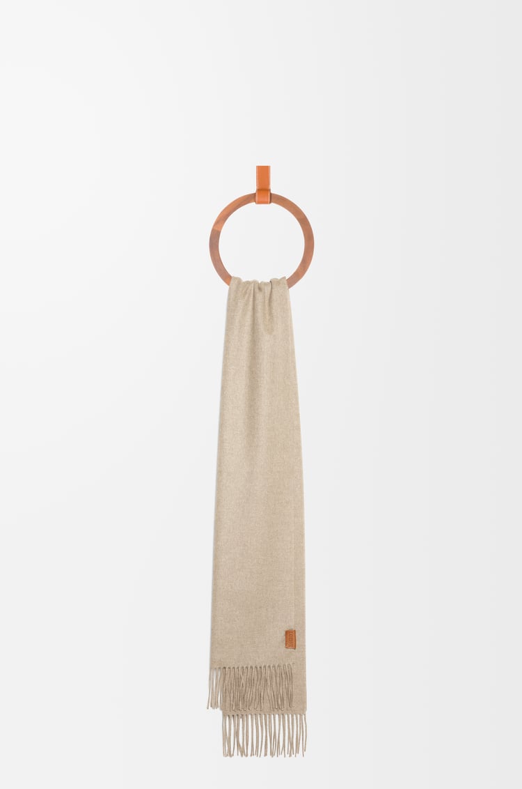 LOEWE スカーフ（カシミヤ） ライトベージュ