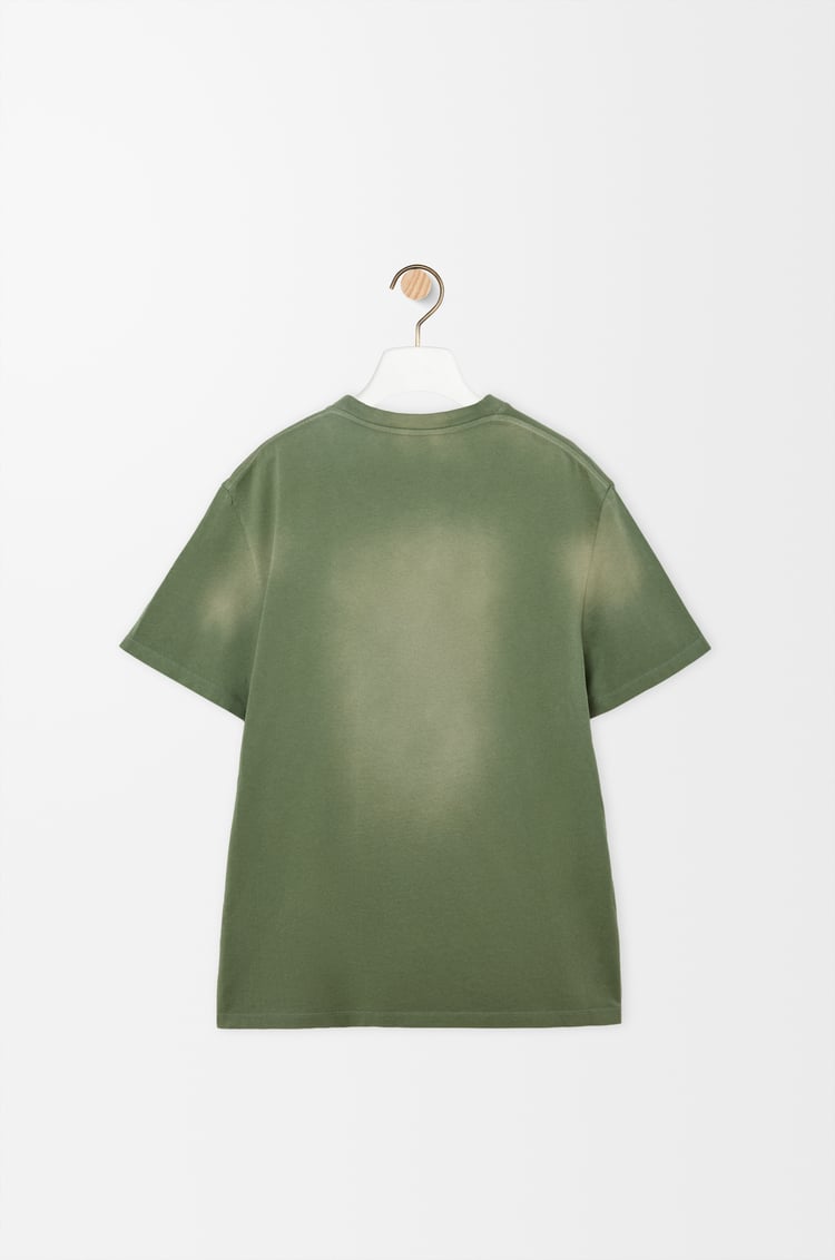 LOEWE Camiseta de corte holgado en algodón Salvia