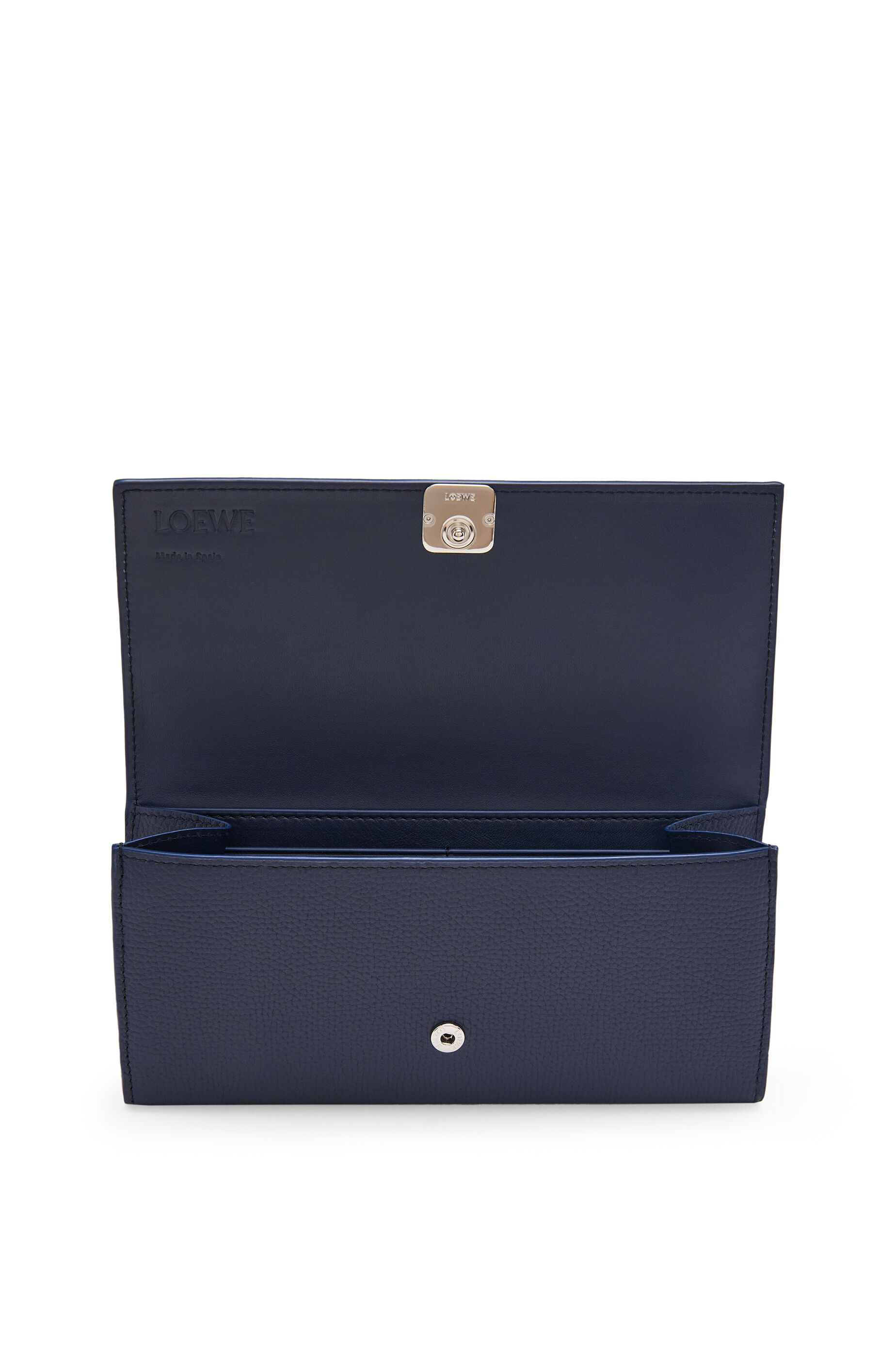 アナグラム コンティネンタルウォレット（ペブルグレインカーフ） アビスブルー - LOEWE