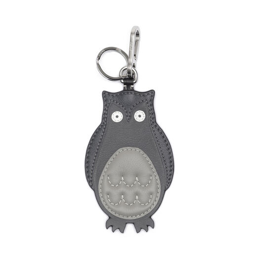 LOEWE Owl Charm Grey/Palladium LOEWE Owl Charm Grey/Palladium all