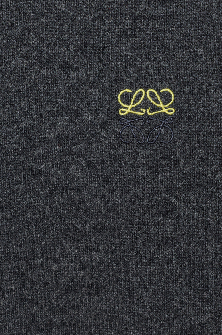 LOEWE Jersey en lana Gris Oscuro Jaspeado