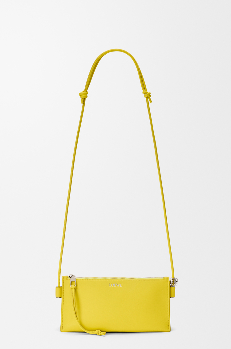 LOEWE Joya pouch in nappa calfskin Lemon