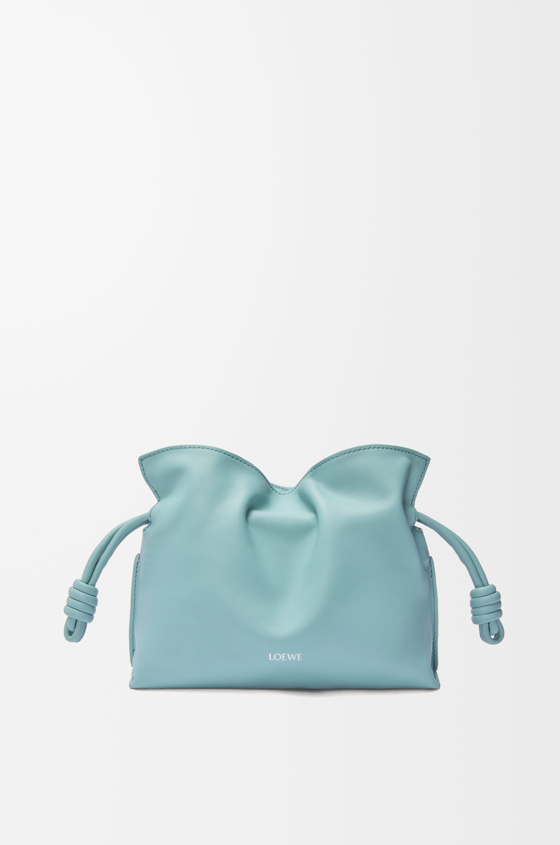 イカ フラメンコクラッチ ミニ（ナパカーフ） ウォーター - LOEWE