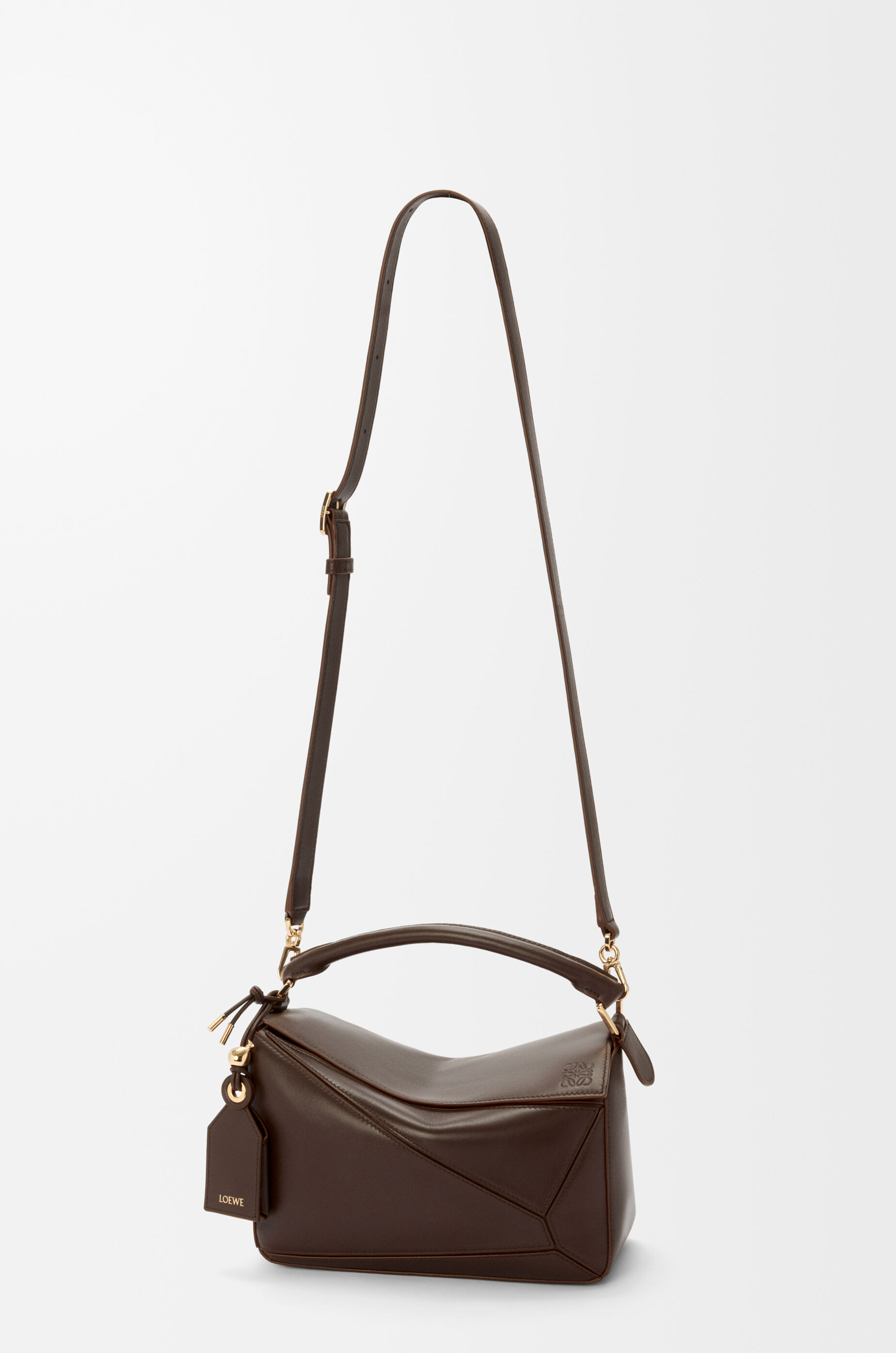 LOEWE フェザーライト パズルバッグ フェザーライト パズルバッグ スモール（ナパラム） イエロー - LOEWE