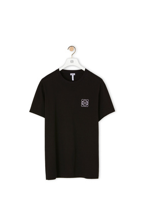 LOEWE Anagram embroidered t-shirt in cotton Black