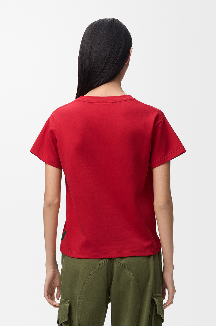 LOEWE T-shirt in cotton blend Red