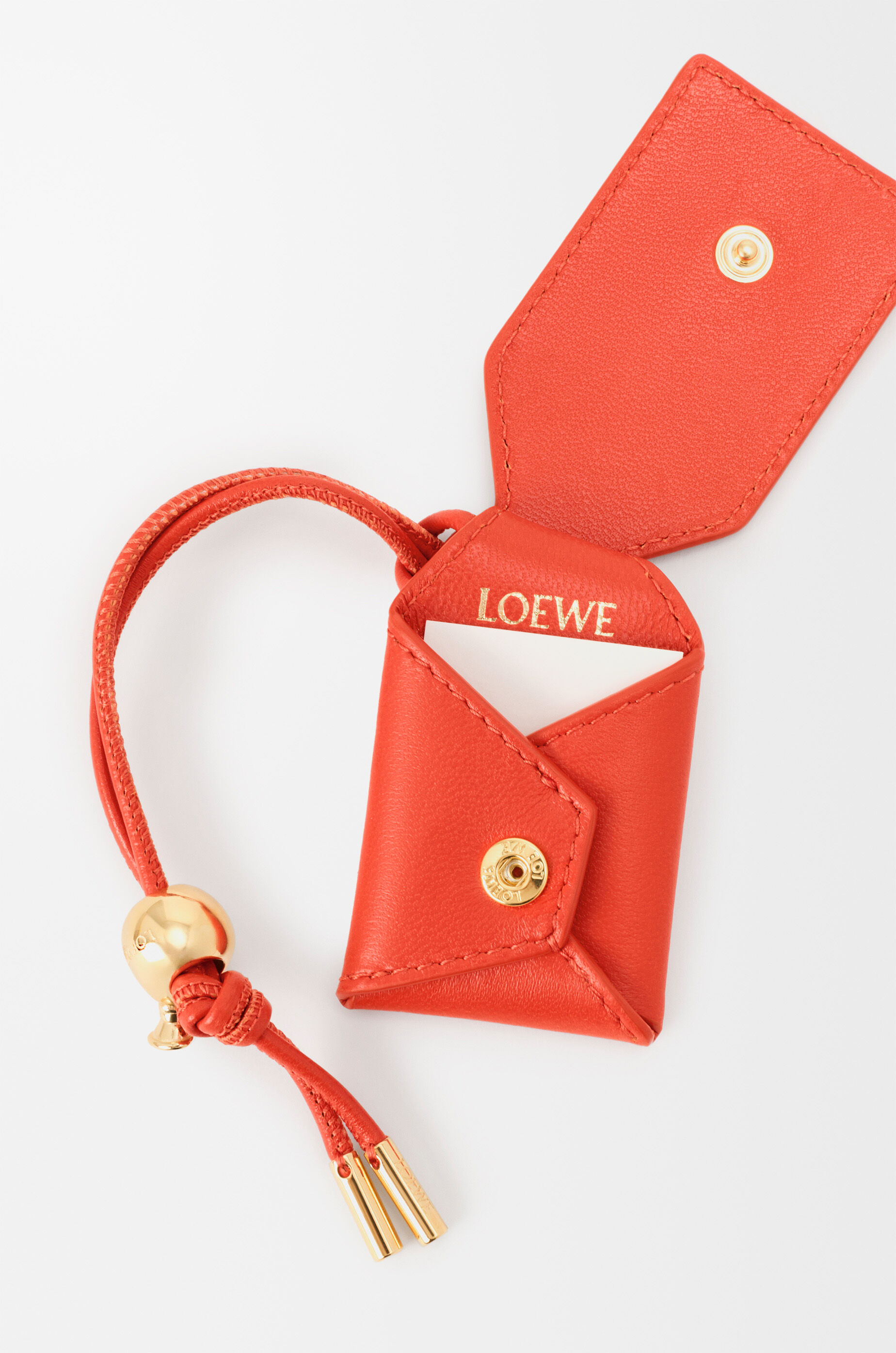 Medium Puzzle Featherlight bag in nappa lambskin Orange - LOEWE