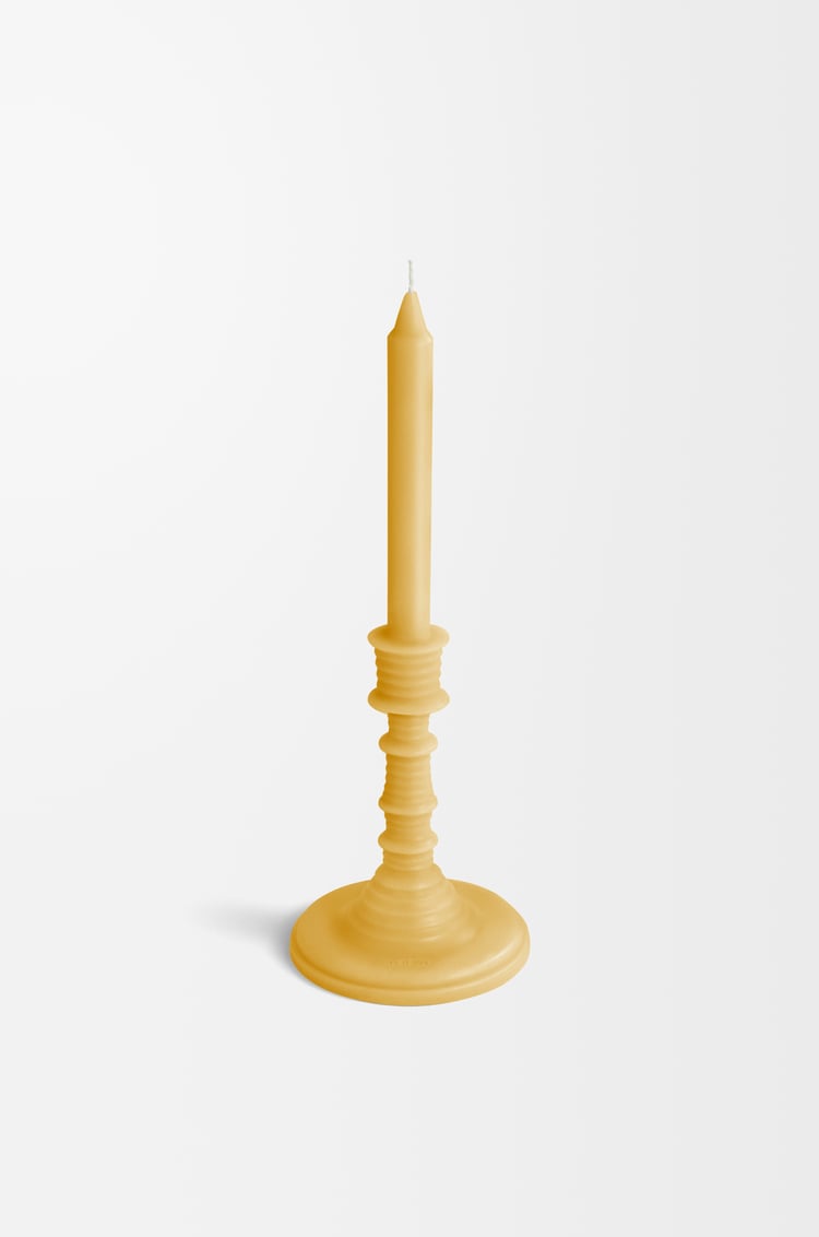 LOEWE Candelabro de cera Wasabi Amarillo