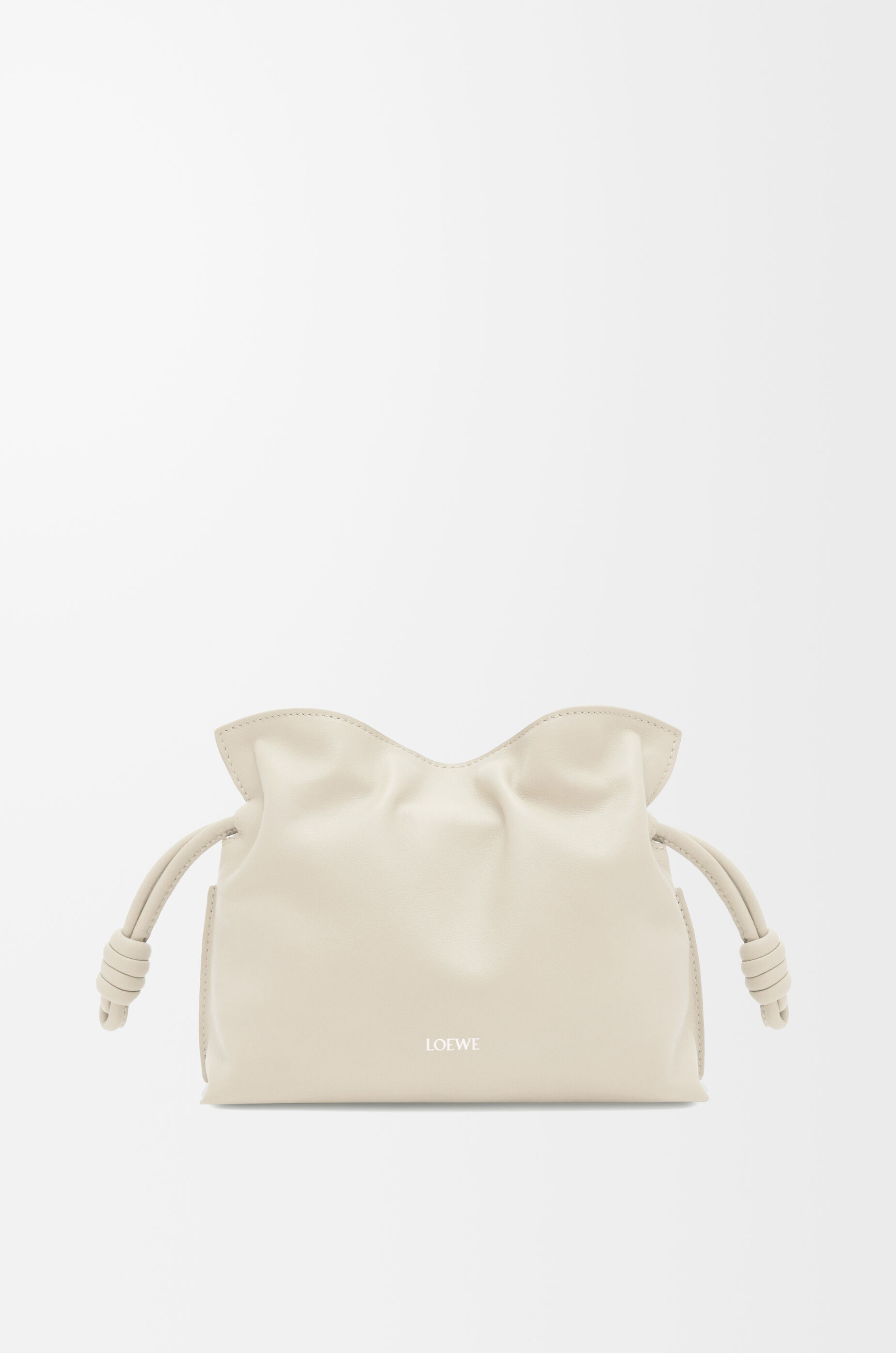 フラメンコクラッチ ミニ（ナパカーフ） シーソルト - LOEWE
