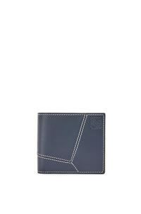 LOEWE Puzzle stitches bifold wallet in smooth calfskin Ocean pdp_rd