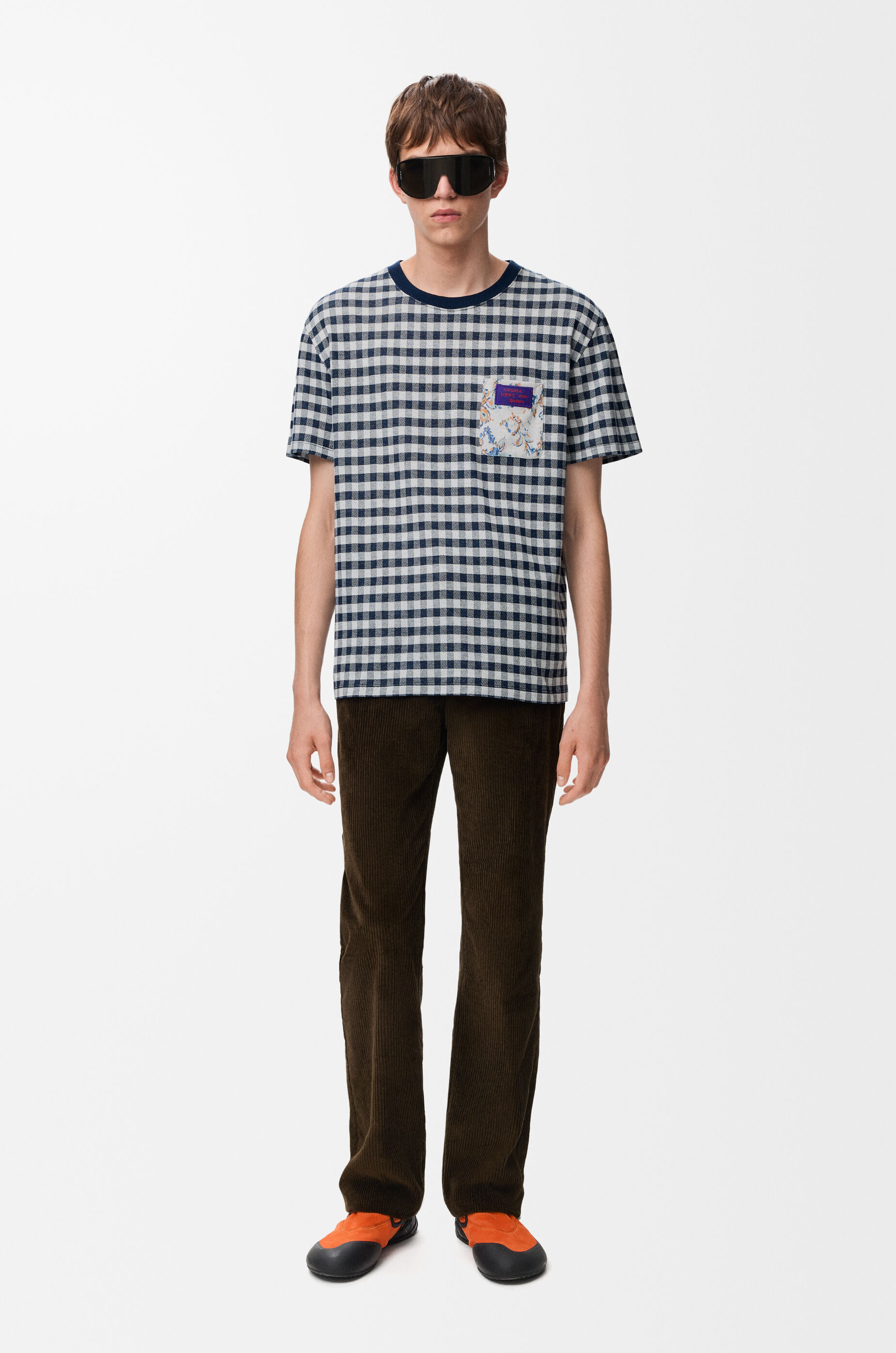 Relaxed fit T-shirt in cotton Blue - LOEWE USA Official Website