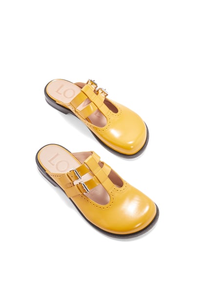 LOEWE Sabot Mary Jane Campo in pelle di vitello GIALLO NARCISO plp_rd