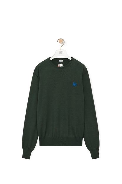 LOEWE Sweater in wool Dark Green