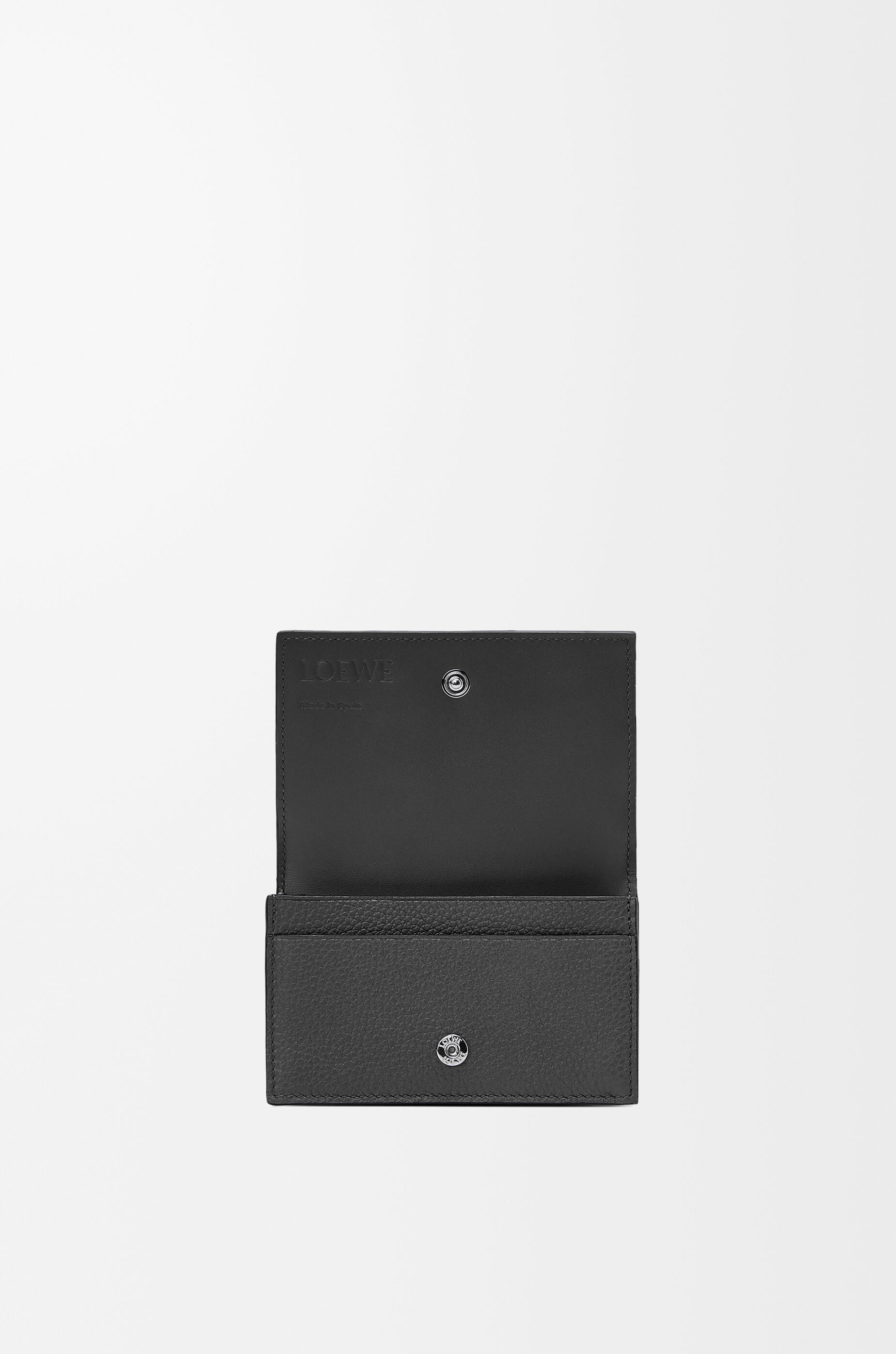 格安即決 ビジネスカードホルダー（ソフトグレインカーフ） LOEWE - ブラック 小物
