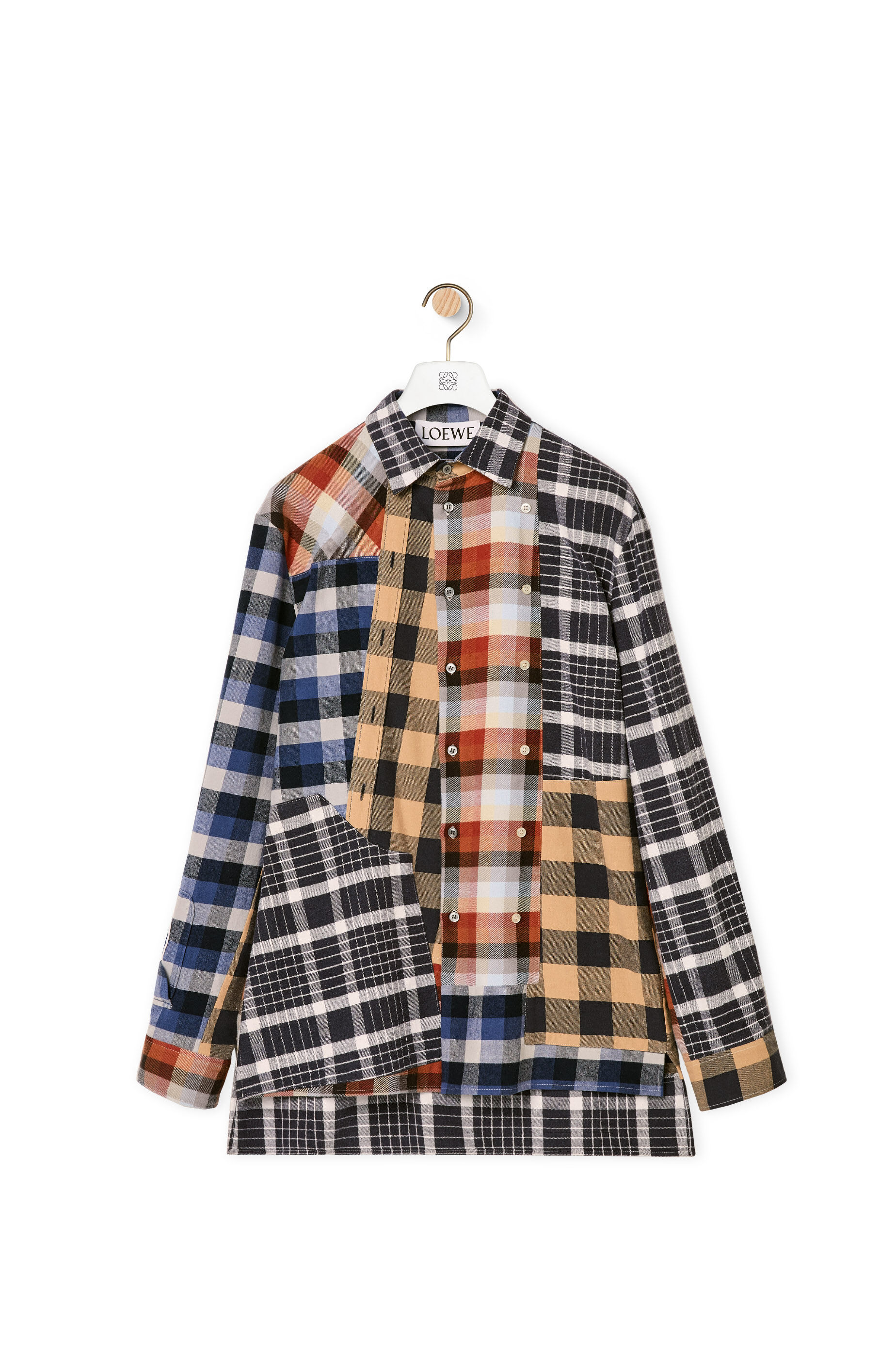 loewe patchwork shirt