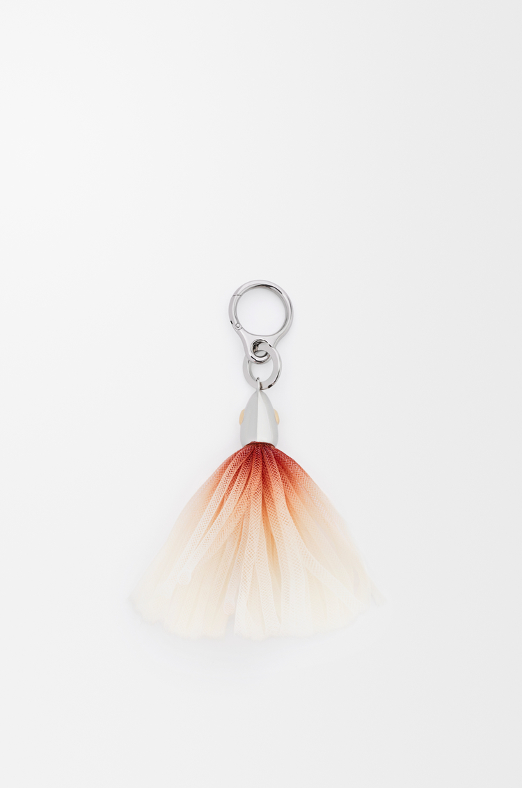 LOEWE Fishing lure charm Silver/Orange