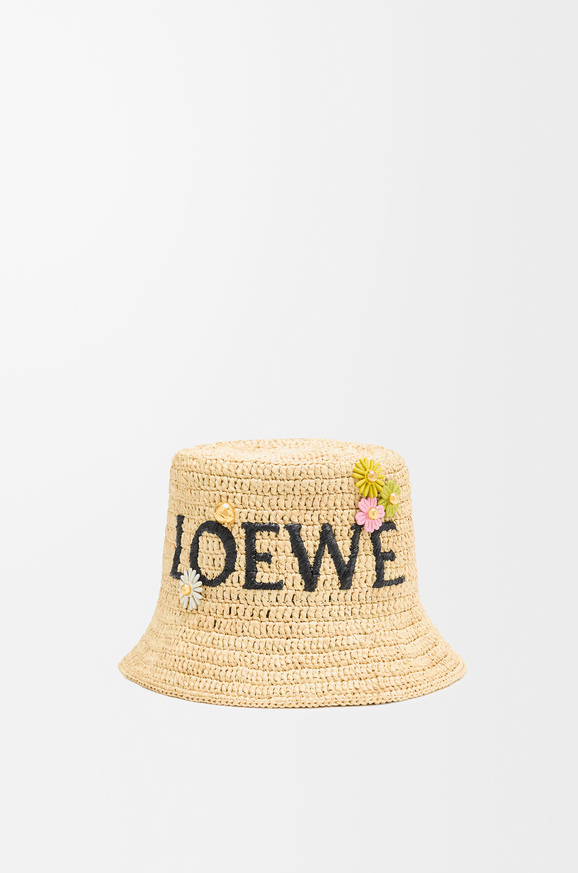LOEWE ロエベ ピン フラワー カーフスキン アナグラムペブル フラワー ピン（カーフ） ホワイト - LOEWE