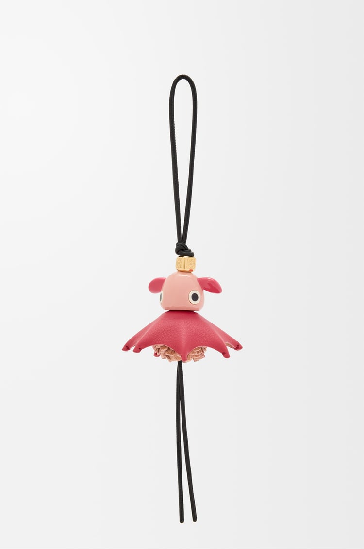 LOEWE Pink Puzz charm Black/Pink