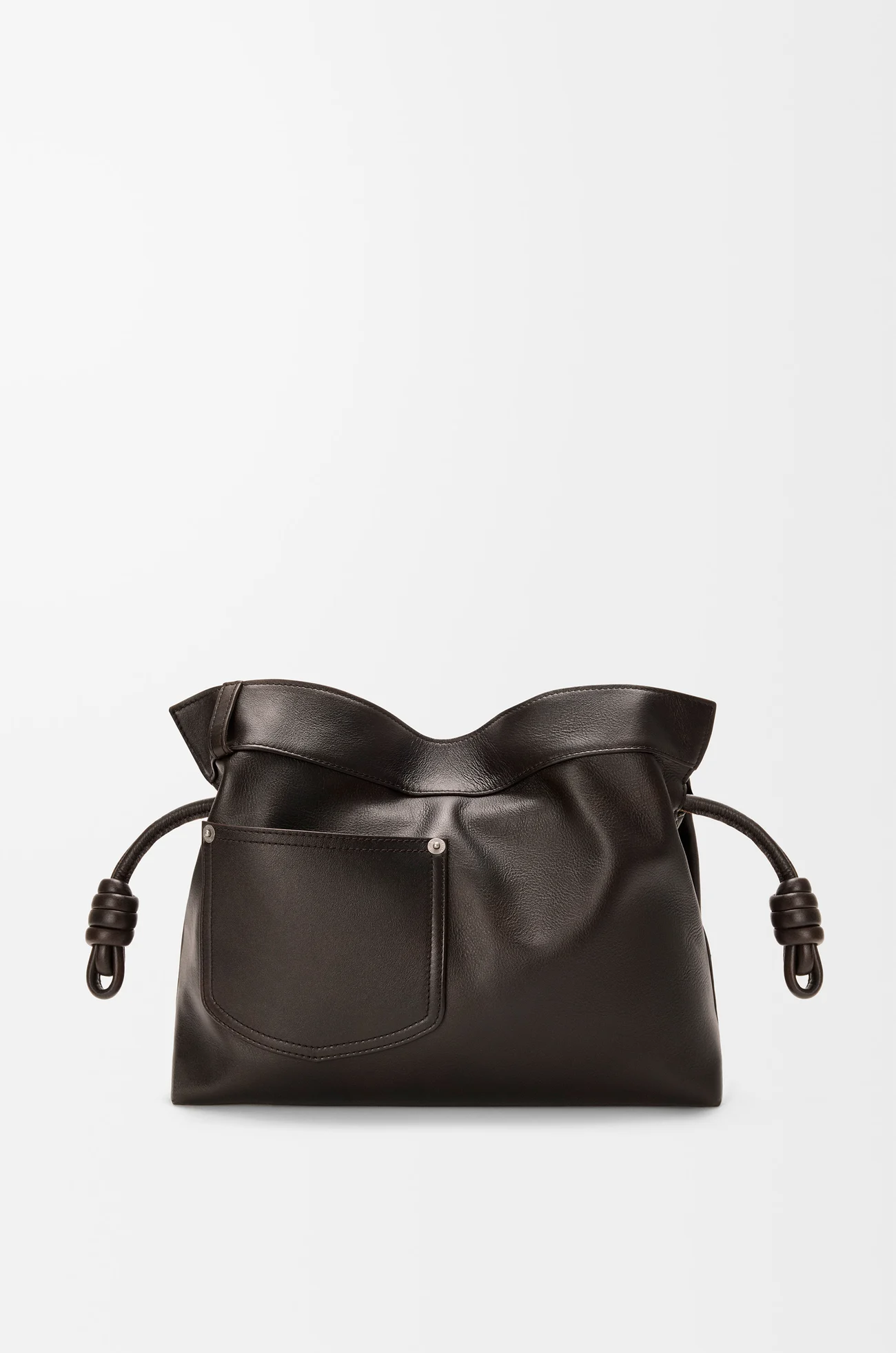 LOEWE パンタ フラメンコクラッチ ミディアム（シャイニーカーフ） ヴィンテージブラウン